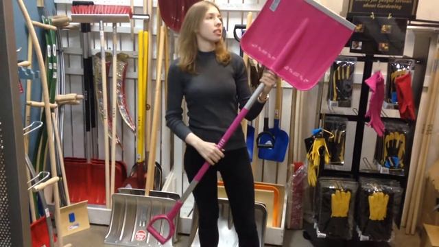 Лопата для снега пластиковая женская OFFNER смотреть онлайн