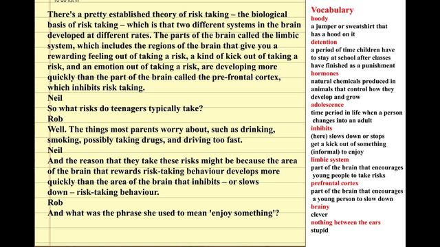 BBC Learning English - 6minutes -The teenage brain смотреть онлайн