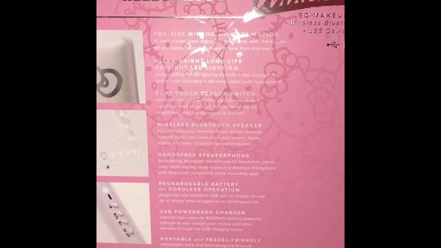 Impressions Vanity Hello Kitty Touch PRO LED Makeup Mirror???? смотреть онлайн
