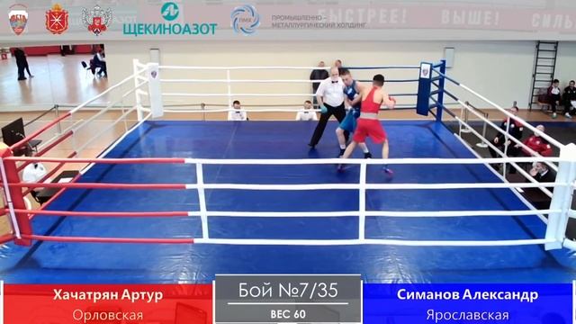 ЧЕМПИОНАТ ЦФО РФ ПО БОКСУ 2021 ЩЕКИНО.АРУТ ХАЧАТРЯН (ОРЛОВСКАЯ) - АЛЕКСАНДР СИМАНОВ(ЯРОСЛАВСКАЯ)60К смотреть онлайн