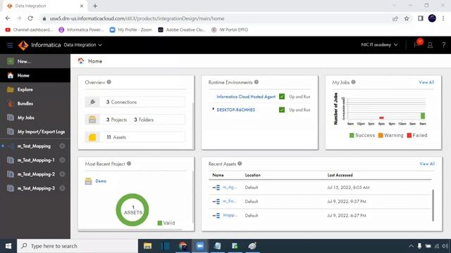 IICS demo | iics tutorial for beginners | informatica intelligent cloud services | iics training смотреть онлайн