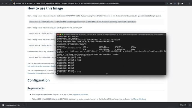 Ep 2: PH Prepping SQL Server using Docker on Mac OS X (Run Container & Azure Data Studio) смотреть онлайн