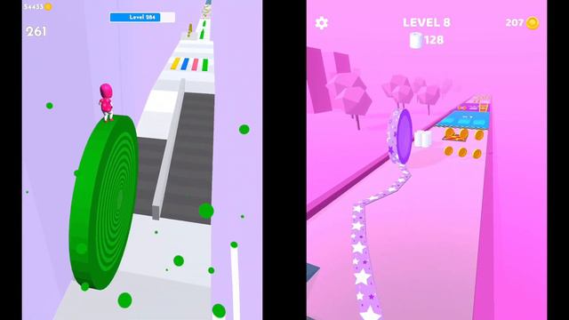 Layers Roll Vs Paper Line : Gameplay Walkthrough Part 1 - Level 1-9999 All Level (iOS, Android) смотреть онлайн