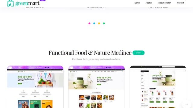 GreenMart – Organic and Food WooCommerce WordPress Theme смотреть онлайн