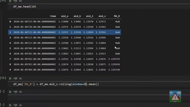 Forex bot & backtest system with Python #16 - Calculate and plot a moving average смотреть онлайн