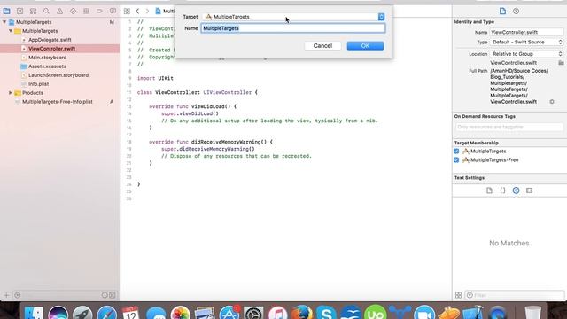 How to create multiple targets in xcode 9 in swift (Swift3 and Swift4) смотреть онлайн
