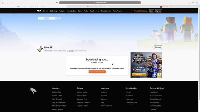 How to Install FABRIC And OPTIFINE on MAC (Minecraft 1.18/ 1.17) смотреть онлайн