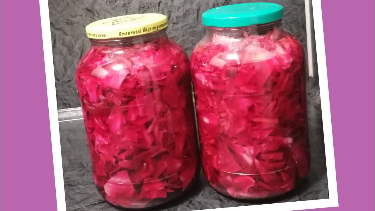 Салат из капусты со свёклой на зиму смотреть онлайн