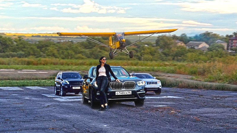 БРЮНЕТКА НА BMW ПРОТИВ ВСЕХ! БИТВА НА ВЗЛЕТКЕ смотреть онлайн