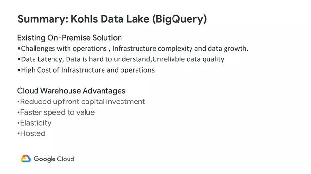 Kohls and Datametica Share EDW Workload Migration Tips (Cloud Next '19) смотреть онлайн