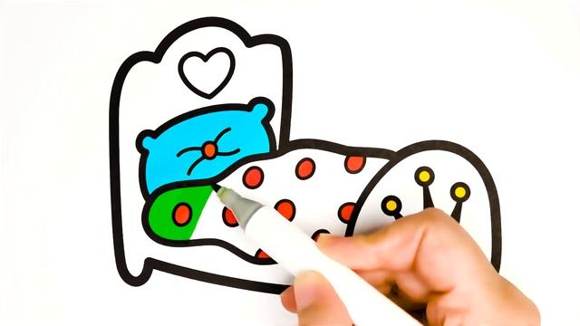 Princess Bed Drawing for Children | Кровать Принцессы Рисунок для детей смотреть онлайн
