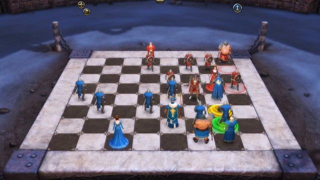 Battle Chess Game of King: end a game with a draw, game co vua hinh nguoi 3D #31 смотреть онлайн