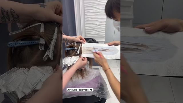 Комбинация #airtouch + #balayage