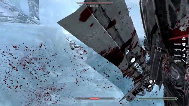 The Elder Scrolls V Skyrim | Frozen Throne Mod | Lich King's Armor Set And Frostmourne смотреть онлайн