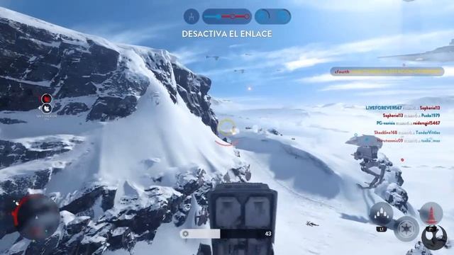 Battlefront ATST Gameplay!/Naves del juego #1 смотреть онлайн