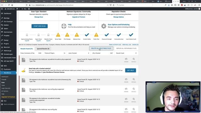 Virus-Befall in WordPress: Wie bekommt man eine infizierte Webseite wieder virenfrei? смотреть онлайн