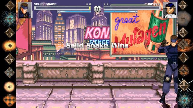 Solid Snake ( Metal Gear ) vs The Punisher ( Marvel Comics ) - Ultimate Mugen Fight 2014 смотреть онлайн