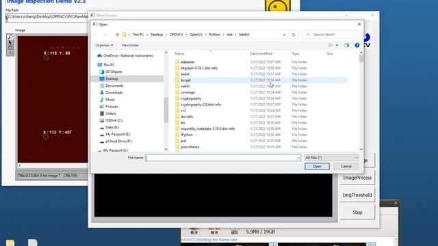 138.Python-PySide2+OpenCV vs LabVIEW+ NI Vision - threshold find dot смотреть онлайн