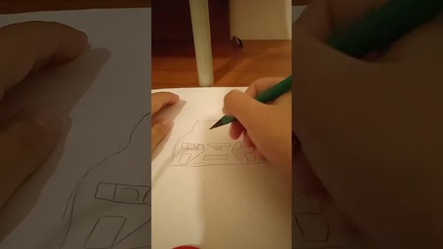 как нарисовать машину Тойота Камри 80 смотреть онлайн