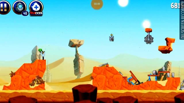 Играем в Angry Birds Star Wars 2 побеждаем Бывают неудачи и копим смотреть онлайн