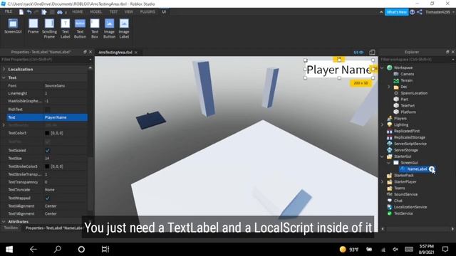 How to Display a Player's Name on a Gui in Roblox Studio | Arro смотреть онлайн