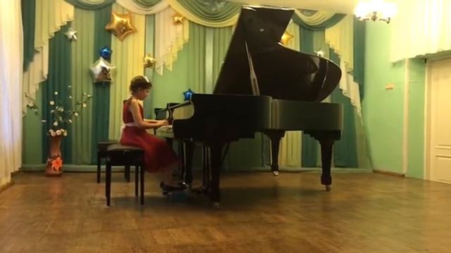 Этюд до мажор К. Черни Янкина Зинаида 2 класс смотреть онлайн