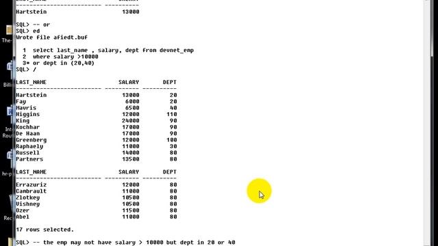 Oracle Training Bangladesh: SQL Escape смотреть онлайн