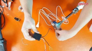 Устанавливаем сенсорный выключатель в светильник