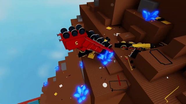 ROBLOX Drive Thomas Train Of A Cliff! смотреть онлайн