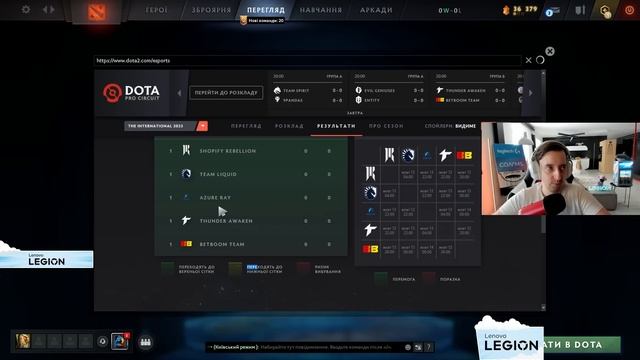 Анонс групової стадії The International 2023 в DOTA 2 смотреть онлайн