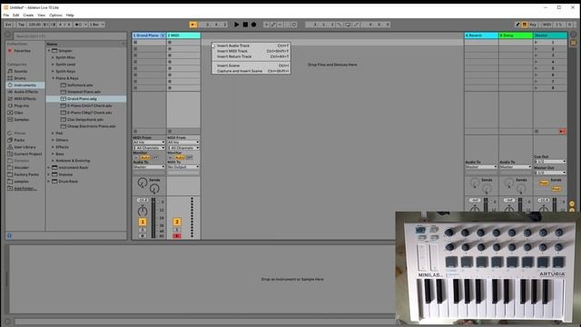 How to live loop in Ableton? Setup and tutorial with Arturia Minilab MK2 смотреть онлайн