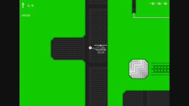Hell Yeah Copter Official Walkthrough - Green Levels 2-1 to 2-10 смотреть онлайн