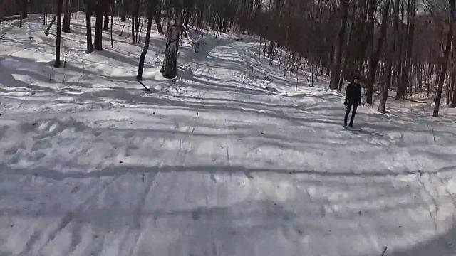 Покатушки на лыжах - закрытие зимнего сезона в Токарях (Фоточки-видосики) смотреть онлайн