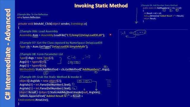 C# Reflection Method Call | Part 3 - Invoke Static Method | C# Advanced #222 смотреть онлайн