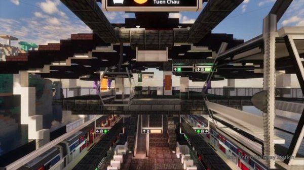 Realistic Trainspotting with Kappa Shaders - Minecraft Transit Railway