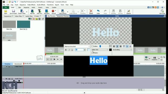 How to Add Text to Videos | VideoPad Video Editor Tutorial смотреть онлайн
