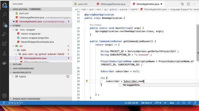 Google Cloud PubSub Java Client - Part 2 смотреть онлайн