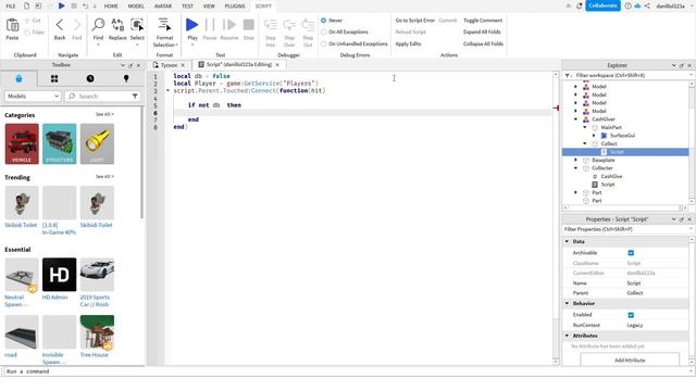 Создания команды для Tycoon в Roblox Studio #6 смотреть онлайн