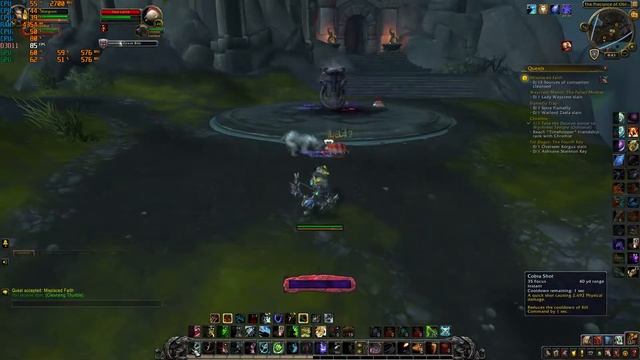 World of Warcraft on Core 2 Quad Q6600 2.7GHz GTX 295 1080p смотреть онлайн