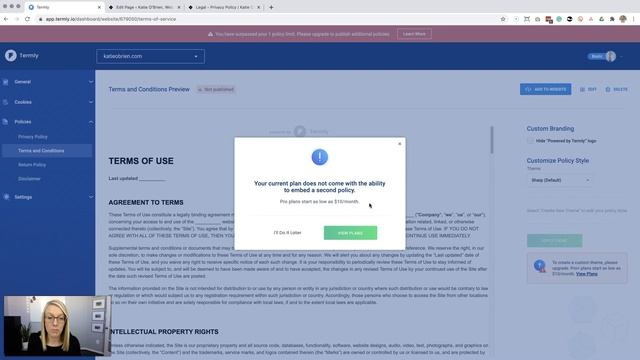 Easily Add Privacy Policy, Terms and Cookie Policy to Your Website смотреть онлайн