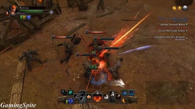 Neverwinter PS4 Tower District Orc Assault Skirmish смотреть онлайн