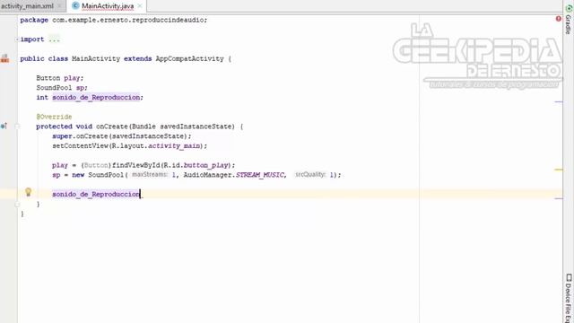Curso Android desde cero #39 | Reproducción de audio – Las clases MediaPlayer y SoundPool смотреть онлайн