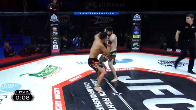 Бахрамов Иброхим vs Бахтияр Тойчубаев. JFC 3 2017 FIGHT NIGHT смотреть онлайн