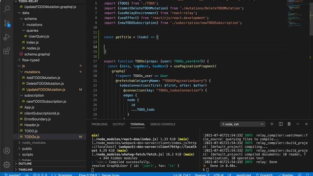 Build A TODO App with Relay 16 - readInlineData with @inline | JSer - Learning Relay смотреть онлайн