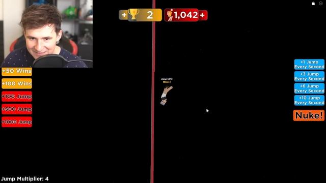 Roblox but every second I GET +1 JUMP! смотреть онлайн