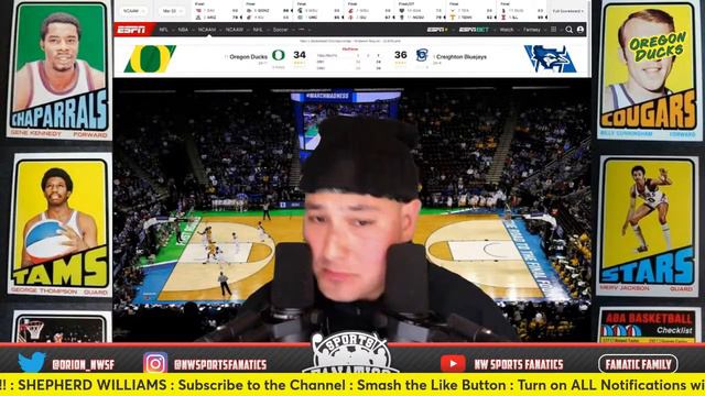 #11 Oregon Ducks vs #3 Creighton Bluejays Live Play-By-Play & Reactions смотреть онлайн