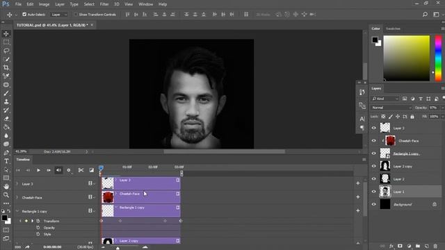 TUTORIAL ANIMASI POSTER NIKE BORN MERCURIAL - ADOBE PHOTOSHOP #4 смотреть онлайн