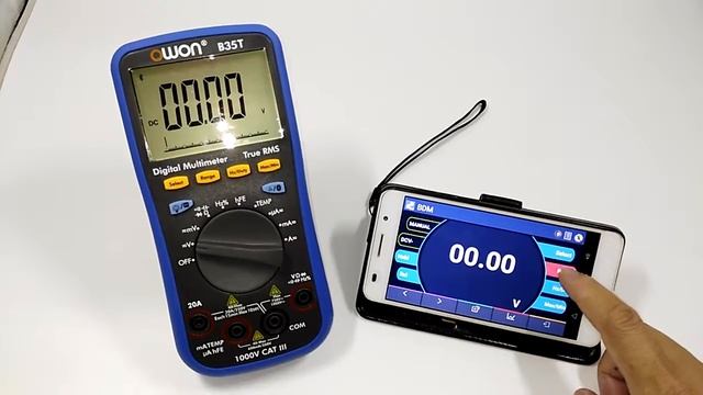 Owon B35T Digital Multimeter with Temperature Meter, Bluetooth Interface with TrueRMS Support смотреть онлайн