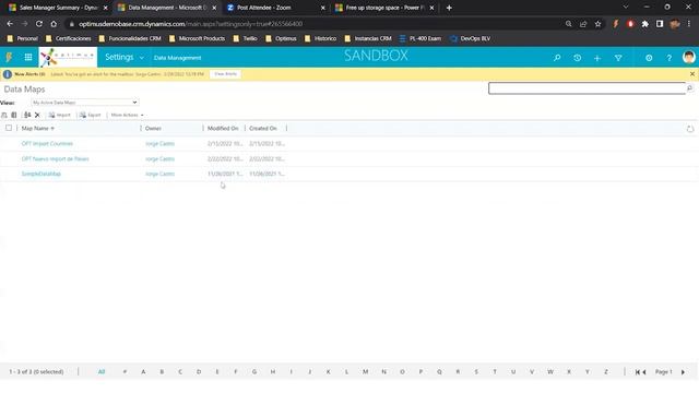 Video: Microsoft Dynamics 365 CRM - Data Management Settings / Data Import смотреть онлайн