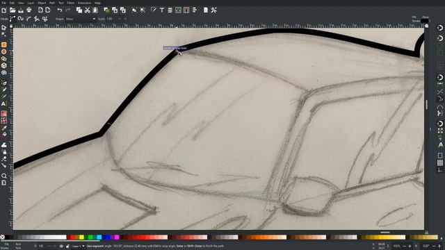 Draw To Relax - Inking a Drawing In Inkscape смотреть онлайн